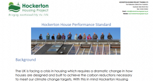House performance standard
